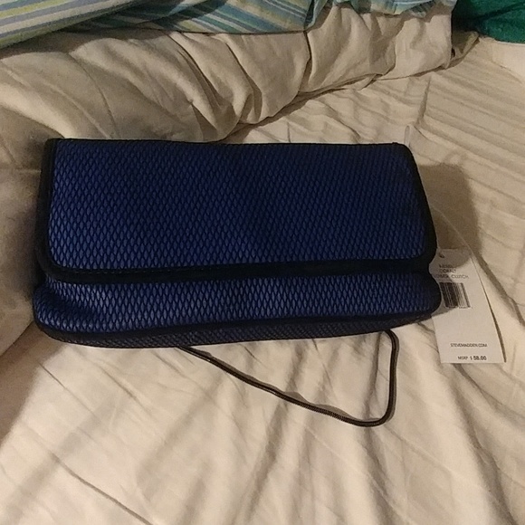Steve Madden Cobalt Clutch - Picture 8 of 8